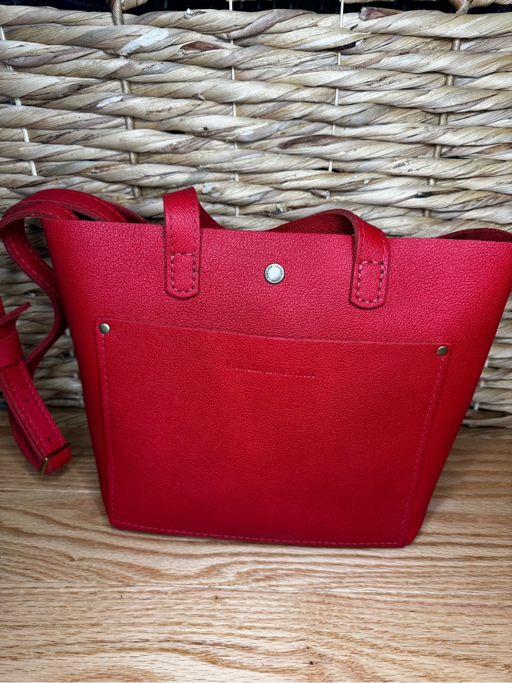 Portland Leather Goods Mini Crossbody Tote
